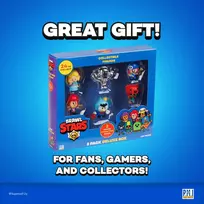 BRAWL STARS S1 FIGURES - 8 PACK DELUXE BOX VER.B