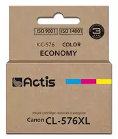 Actis KC-576 rašalas Canon spausdintuvams, pakaitalas Canon CL-576XL; Supreme; 15 ml; spalva: mėlyna, geltona, raudona