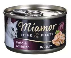 Miamor šlapias kačių maistas Vištiena su kumpiu ir ryžiais 100 g
