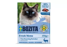 BOZITA Fresh Menu Reindeer in sauce - šlapias kačių maistas - 370g