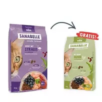 BOSCH Sanabelle Adult Ostrich & Blueberries - sausas kačių maistas - 2kg