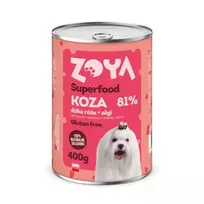 ZOYA Superfood Goat - drėgnas ėdalas šunims - 400g