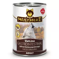 WOLFSBLUT VetLine Gastrointestinal Duck - drėgnas ėdalas šunims - 395g
