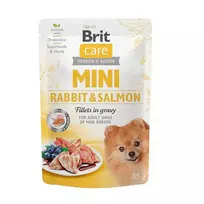 BRIT Care Mini Rabbit&Salmon - drėgnas ėdalas šunims - 85g