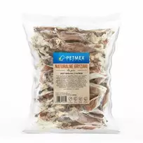 PETMEX triušio ausys su kailiu – skanėstas šunims – 200g
