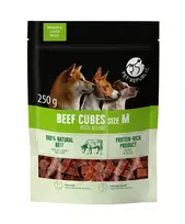 PETREPUBLIC Beef cubes M - skanėstas šuniui - 250g
