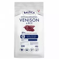 BALTICA Nutraceutic Hypoallergenic Small breeds Venison with rice - sausas maistas šunims - 12kg