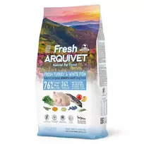 ARQUIVET Fresh Senior & Light Kalakutiena ir Žuvis - pusiau drėgnas šunų maistas - 10 kg
