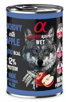 ALPHA SPIRIT WET Ančiuviai su obuoliu - drėgnas maistas šunims - 400g