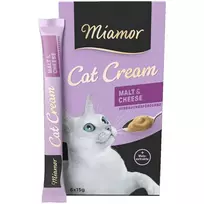 MIAMOR Cat Cream Malt & Cheese - skanėstas katėms - 6x15g