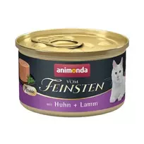 ANIMONDA Vom Feinsten Mousse Chicken and lamb - šlapias kačių maistas - 85g