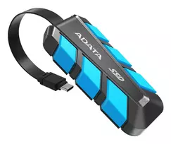 ADATA SC740 500GB C tipo USB 3.2 Gen 2 (3.1 Gen 2) Juoda, Mėlyna