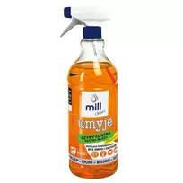 Mill Clean Wash apelsinų kvapo skystis langams, stiklams, veidrodžiams, plytelėms valyti 1,22 l