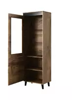 Spintelė NORD 60x38x182,5 cm ąžuolas wotan/antracitas