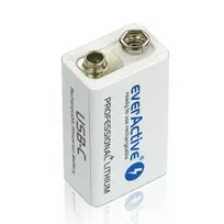 everActive 6F22/9V ličio jonų 550 mAh baterija su USB TYPE C