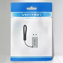 Vention CDPH0 kabelių lizdinio / kištukinio jungčių tipo keitiklis USB A USB C Pilka