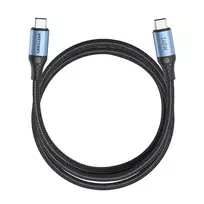 Vention USB 2.0 5A 240W 1m JUODAS USB-C į C kabelis