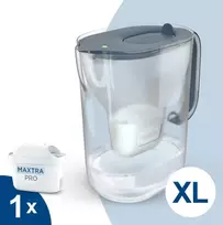 BRITA Style ESSENTIAL XL grafito filtravimo ąsotis + MX Pro Pure Performance filtras
