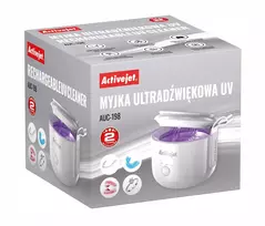 Activejet AUC-198 ultragarsinio valymo įranga 24 W Balta