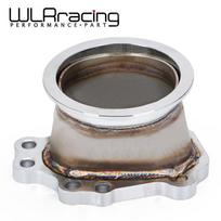 WLR RACING - Turbo Adapter Flange For T25 T28 GT25 GT28 8 Bolt to 3″ 76mm V Band Turbo Outlet Downpipe Flange Adaptor WLR4826 gray
