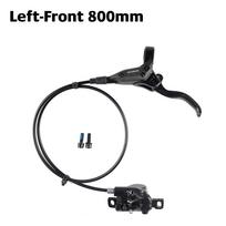 ZRACE MT100 Mountain Bike Hydraulic Brake, MTB Oil Pressure Disc Brake Set, Front and Rear Brake Left front gray
