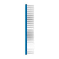 16/19/20/25cm Pet Hair Remover Dog Grooming Profesional Stainless Steel Straight Pin Comb Removes Hairs Cat Dogs Massage Combs 16cm mėlyna