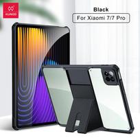 Xundd For Xiaomi Pad 7 Pro 11.2 Case For Pad 7 11.2 Shockproof Protective Sleeve Tablet Case Transparent Cover With Stand Holder gray