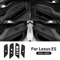 Silicone For Lexus ES ES200 ES250 ES300h ES350 2021-2025 Car Door Lift Window Panel Protective Cover LHD Trim Car Accessories Black LHD / For Lexus ES 21-20 black