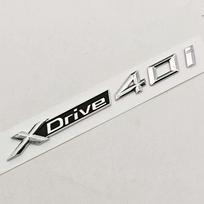 3D ABS Automobilio raidės Logotipas XDrive 40i 40d Galinės bagažinės emblema Šoninės sparno emblema Lipdukas BMW X3 X4 X5 X6 X7 Automobilio žymėjimo priedai gray