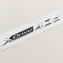 3D ABS Automobilio raidės Logotipas XDrive 40i 40d Galinės bagažinės emblema Šoninės sparno emblema Lipdukas BMW X3 X4 X5 X6 X7 Automobilio žymėjimo priedai