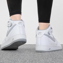 Nike Air Force 1 Mid LE White Wolf Grey GS DH2933-101 36 black