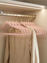 Sinsay - Pakabos su aksomine apdaila 10 pack - pastelinė rožinė