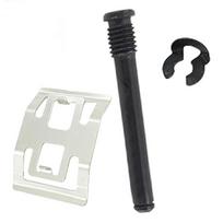 For CFMOTO Motorcycle Accessories 400NK Front and Rear Brake Caliper Guide Rod NK650-6 Front and Rear Brake Lower Pump Card Spr Rear white