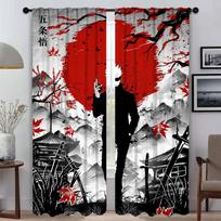 Jujutsu Kaisen Dalijimo Elegantiško Kambario Užuolaidos Svetainei Blackout Užuolaida Namų Interjero Užuolaidos 2 Vnt. Atspalviai Virtuvei W60xH90cmx2pcs-CL