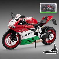 1/9 Scale Ducati 1199 Panigale R High Performance Racing Car Diecast Alloy Metal Motorcycle Hobbies Home Trendy Toys Ornaments Friend white