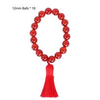 Genshin Tao Hu Bracelet Wristlet Costume Accessories Figue Red Beaded Hand 18 Beads red