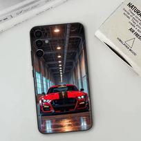 Ford Mustang   Telefono dėklas Samsung S25,S24,S21,S22,S23,S30,Ultra,S20,Plus,Fe,Lite,Note,10,Juodas dangtelis Samsung S21plus