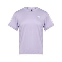 Adidas Workout Essentials Quick-Dry Short Sleeve T-Shirt Women tops Light-Purple White KU8748 L gray