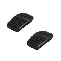 For Ford Fiesta MK5 Classic Ikon 6789917 Rubber Brake Clutch Foot Pedal Pad 2pcs black