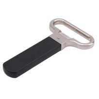 Kitchen Bar Tool Spring Steel Two-prong Cork Puller Wine Opener Red Wine Champagne Corkscrew juoda