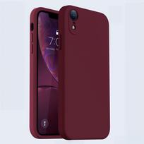 Kilnus madingas vienspalvis smūgiams atsparus apsauginis skysto silikono telefono dėklas, skirtas iphone XR iPhone XR bordinė