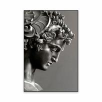 Perseus with the Head of Medusa Poster Black and White Ancient Greek God Wall Art Prints Canvas Painting Home Room Decoration 50X70CM No Framed