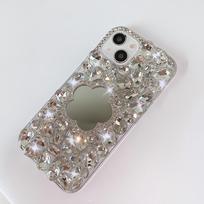 Glitter Rhinestone Phone Case For Honor 600 500 Pro Lite X9D X6C Sparkly Crystal Diamond Cover Honor X6C smėlis