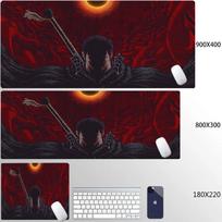 Mouse Pad Anime Berserk Gamer Keyboard Key Mause pads Large Rubber Gaming Sword Berserk Mousepad Pc Accessories Cabinet Desk mat 30cmx60cm
