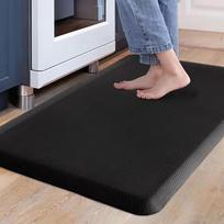 Sustorintos virtuvės kilimėliai grindims Virtuvės kilimas Stovimo stalo Neslystantis Vandeniui atsparus Komfortas Anti-Fatigue Grindų kilimėlis namų virtuvei 44x70cm juoda