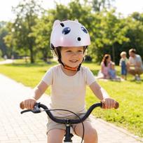 Bike Helmet for Kids 19inch-21inch Adjustable Biking Skateboard Skating Pink White yellow