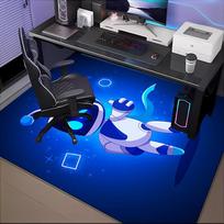 Space Adventure Astro Bot Rug Game Carpet, Floor Mat for Bedroom Living Room Entryway Rug, Home Decor Idea Gift for Christmas birthday 80cmx120cm