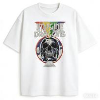 Imagine Dragons Rainbow Mind T-shirt Men and Women Summer Cotton Clothing Round Neck Short Sleeved Tee M white