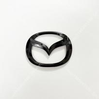 Automobilio priekinis galinis cx3 emblemos dekoravimo dangtelis Vairo rato emblema MAZDA CX-3 automobiliui Bagažinės logotipo emblemos lipduko dekoracija black