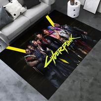 Cyberpunk 2077 kilimas svetainei, miegamajam, namų sofos dekoravimui, vaikų žaidimams, neslystantis grindų kilimėlis 70x100cm( 27x39in )